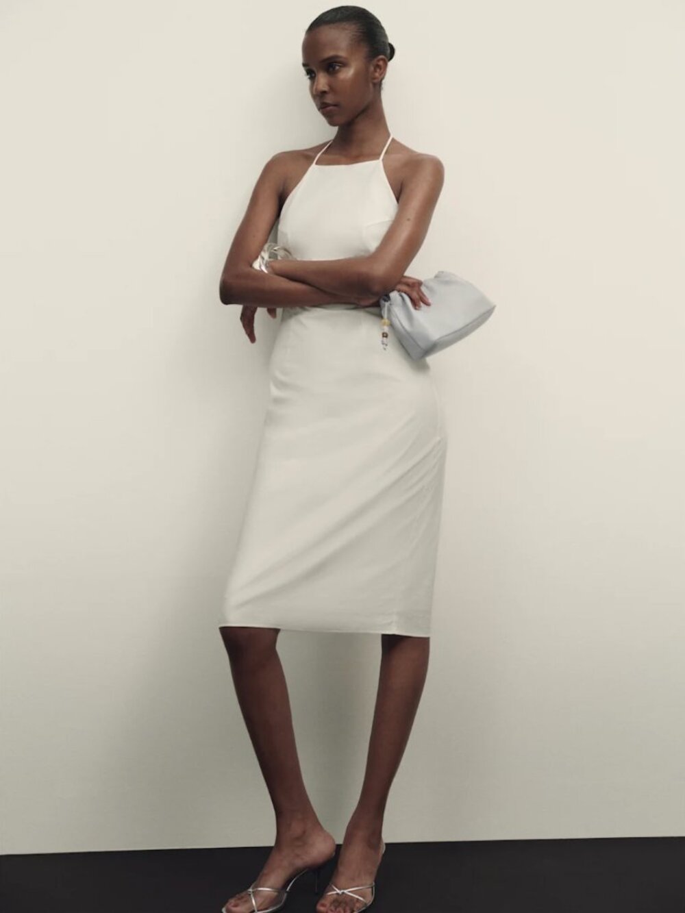 Reformation Amarena Dress Ivory - Size 0